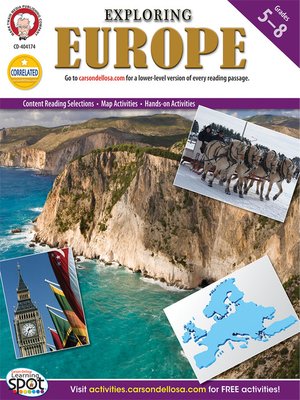 cover image of Exploring Europe, Grades 5 - 8